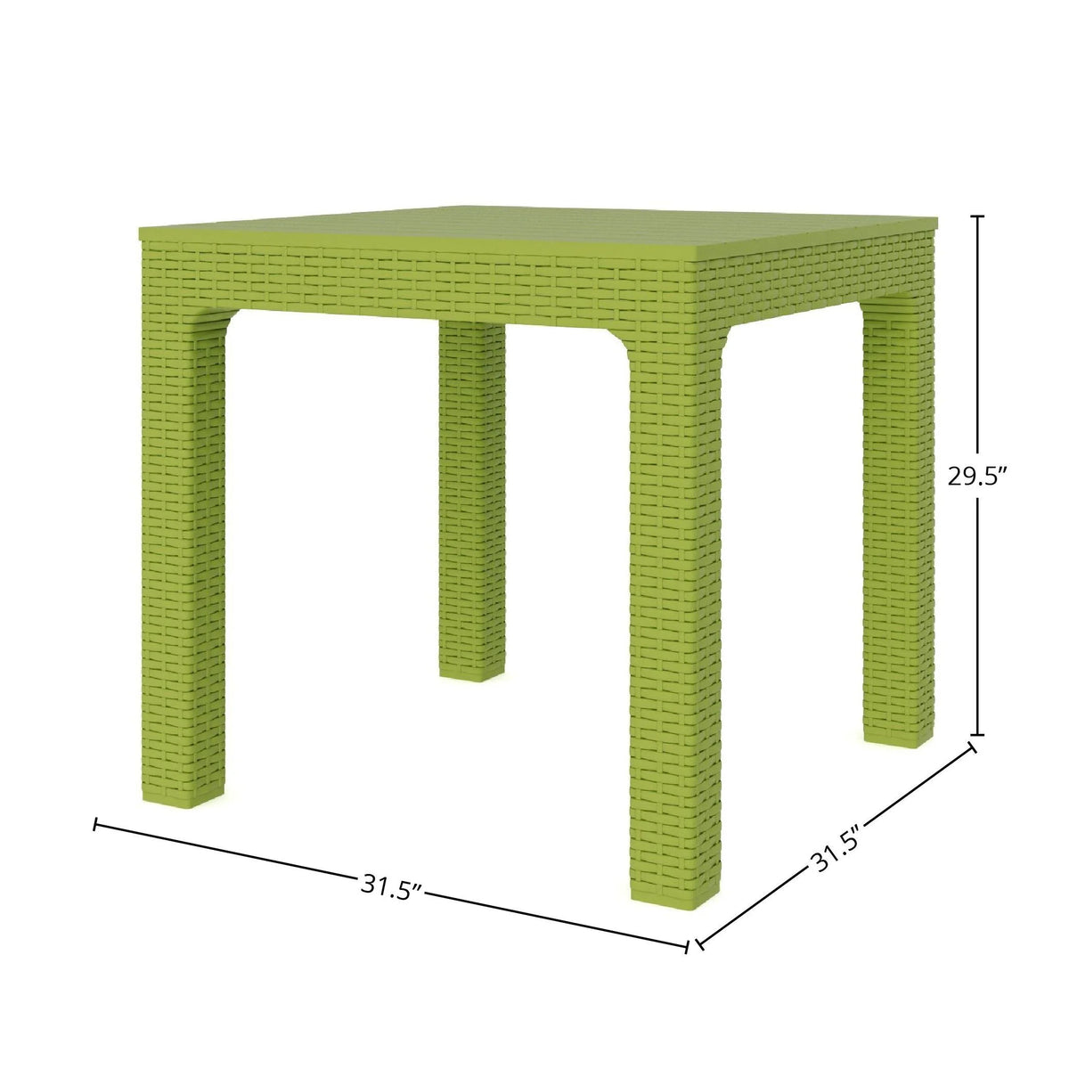 Green Resin Patio Table C850349