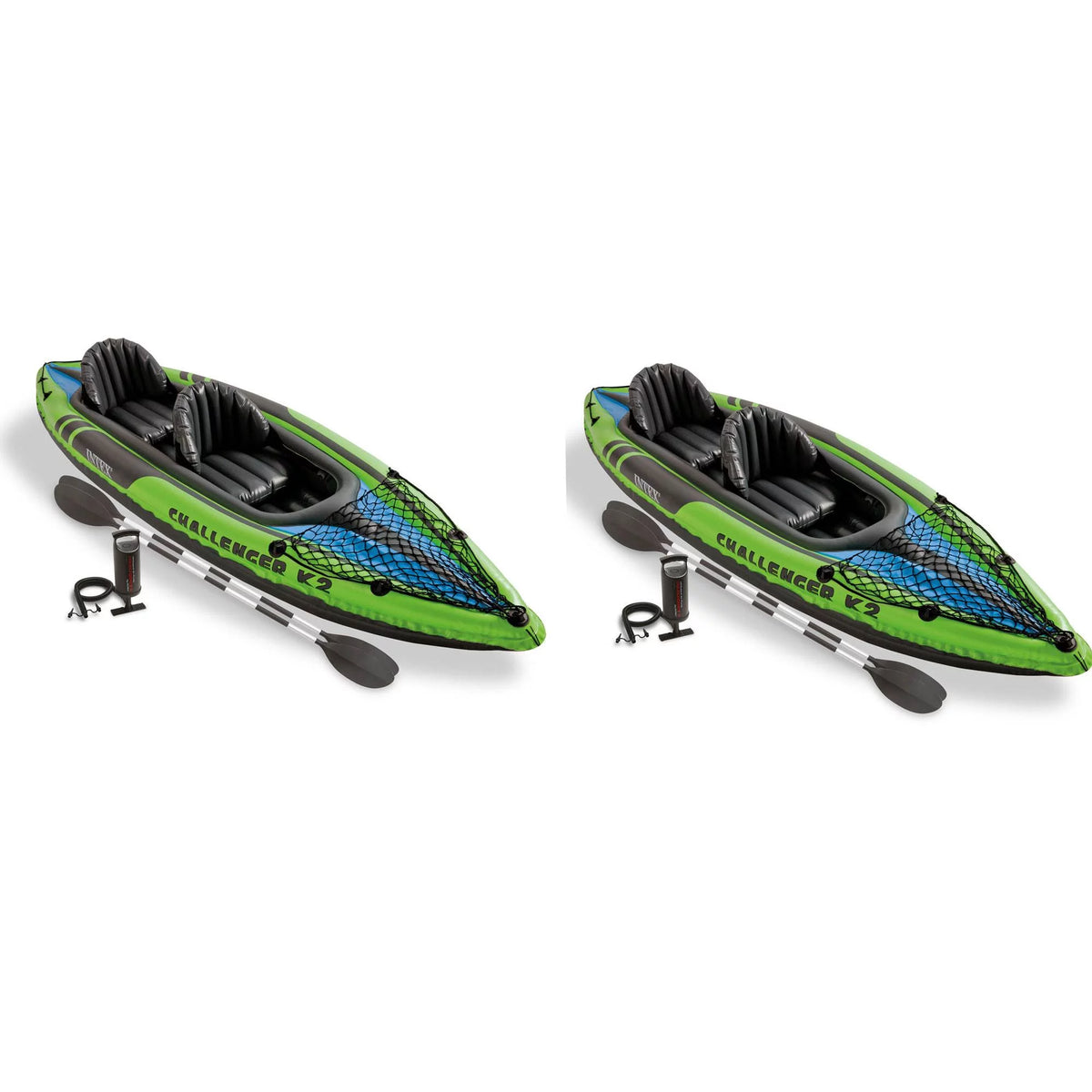 2-Person Inflatable Kayak with Oars and Pump R22611