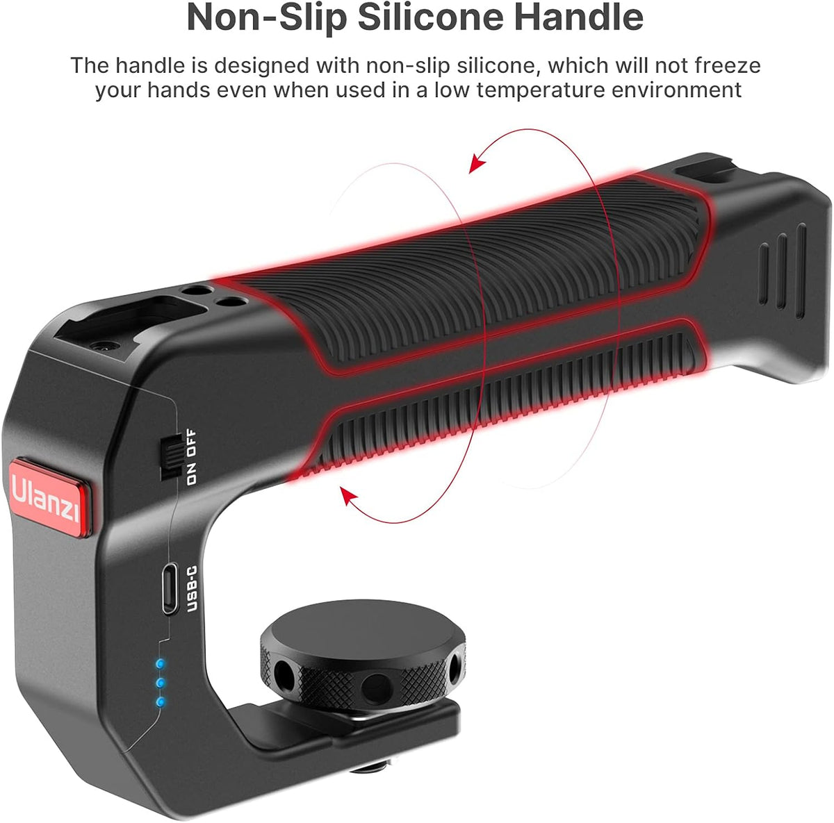 Rechargeable Battery Grip with Arri Locating Pin Mount L391845