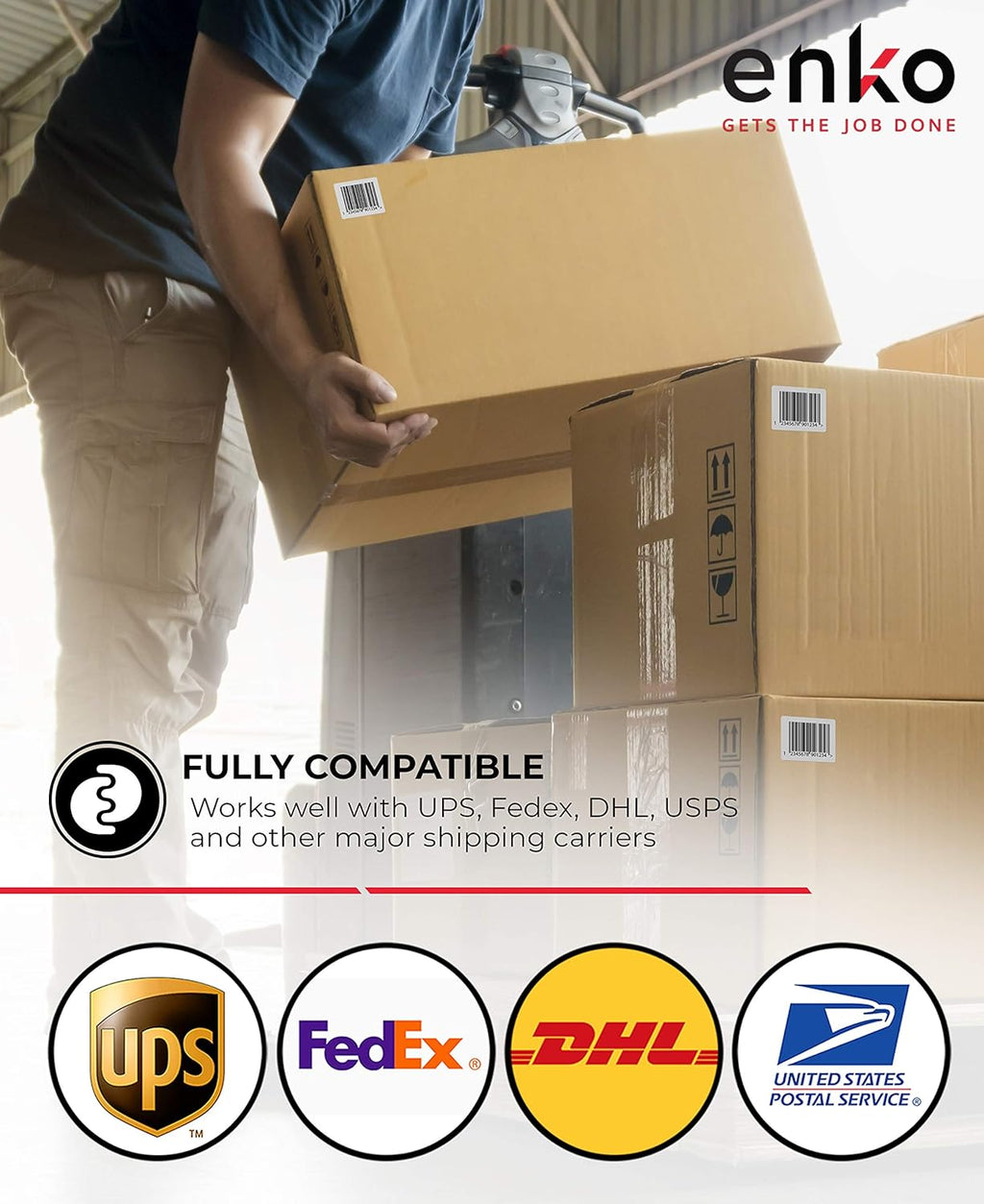 4 x 6 Direct Thermal Address & Shipping Labels V51912