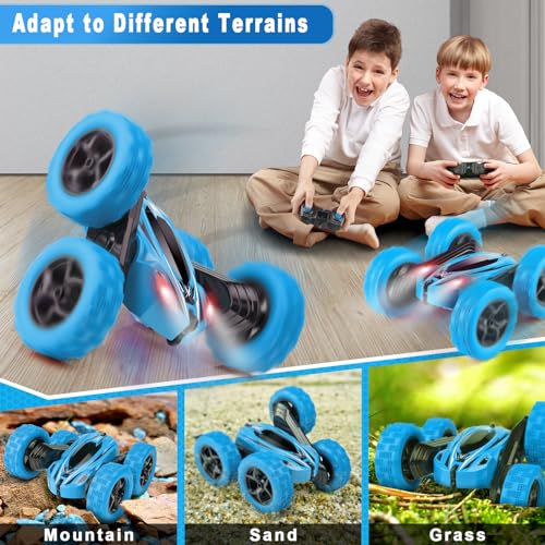 Remote Control Car 2.4GHz 4WD Double Sided 360° Rotating Monster Truck Y176