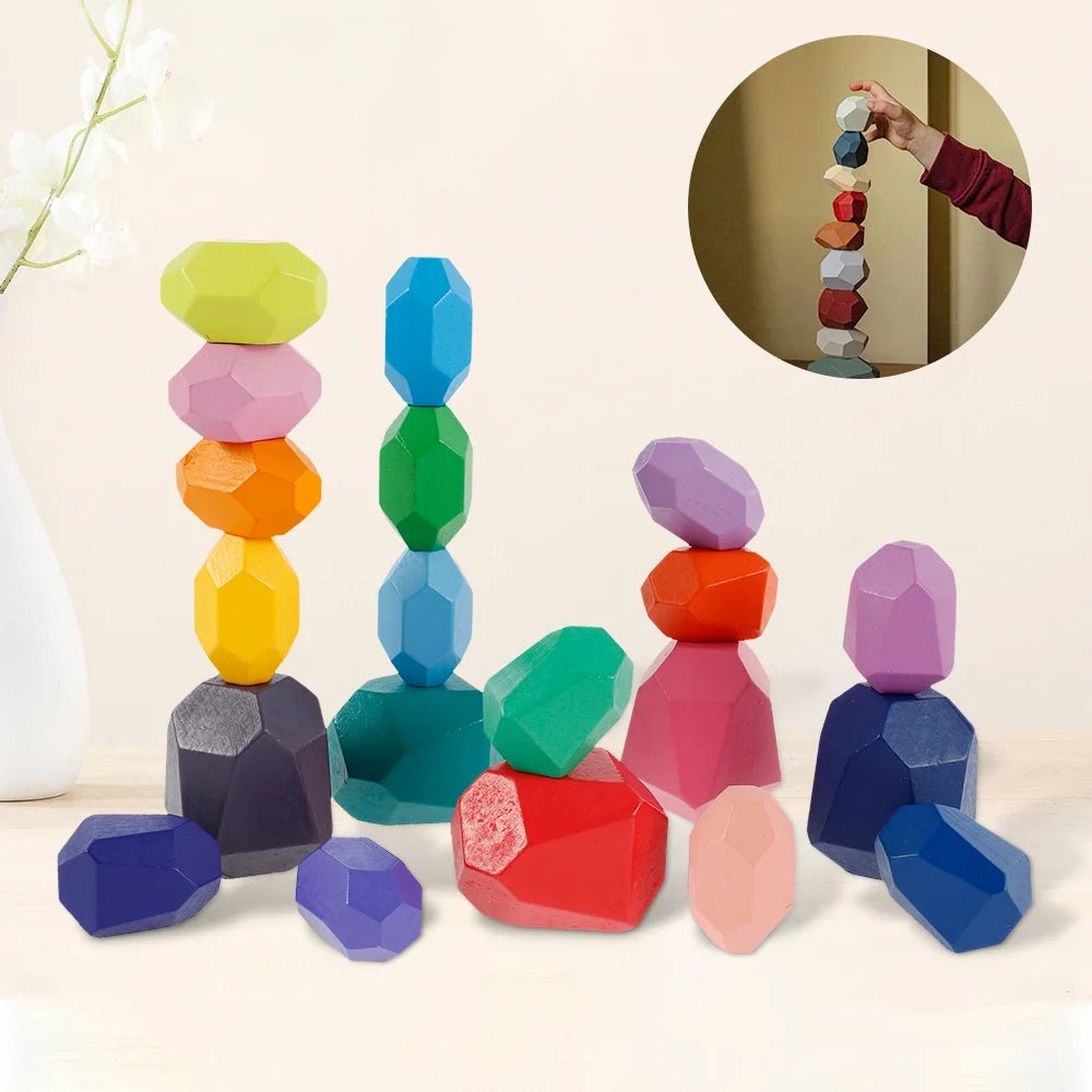 Wooden Building Blocks Set Y257