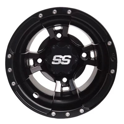 10X8 Black Alloy Sport Wheels N875