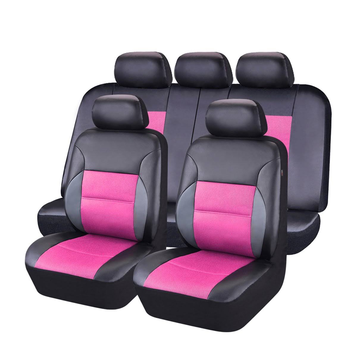 11 Pieces Leather Universal Car Seat Covers Set Q996