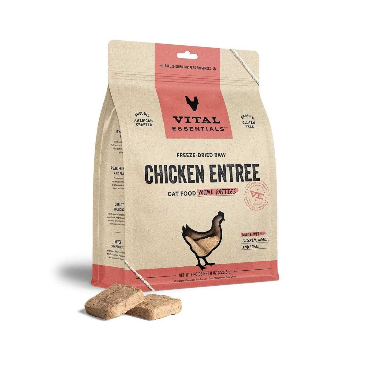 Duck Entree Freeze-Dried Raw Cat Food A718