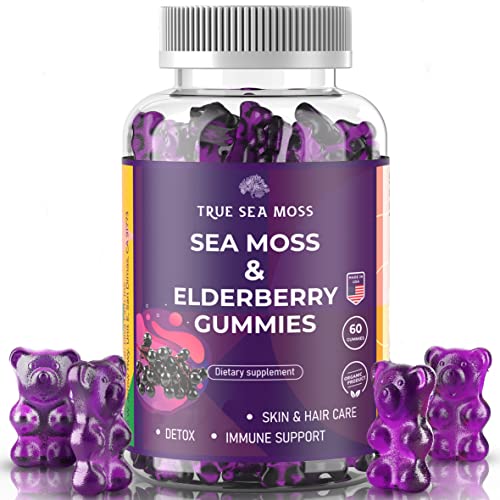 Sea Moss Elderberry Gummies 60 pcs S73417