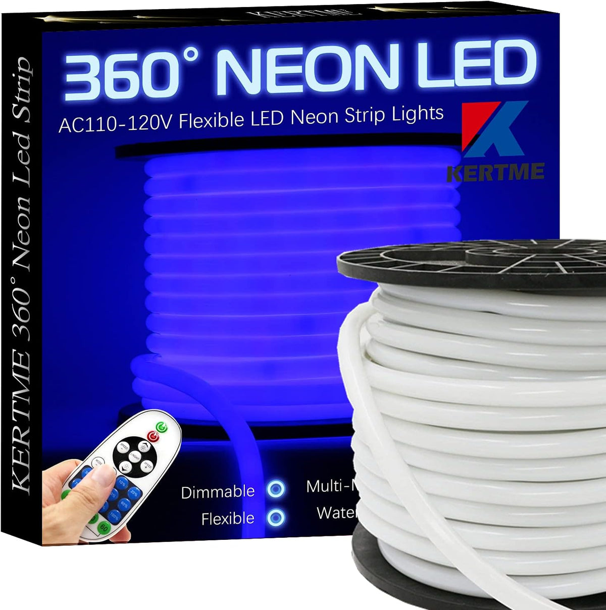 Neon LED Light Strip 32.8ft/10m White 6000K S49242