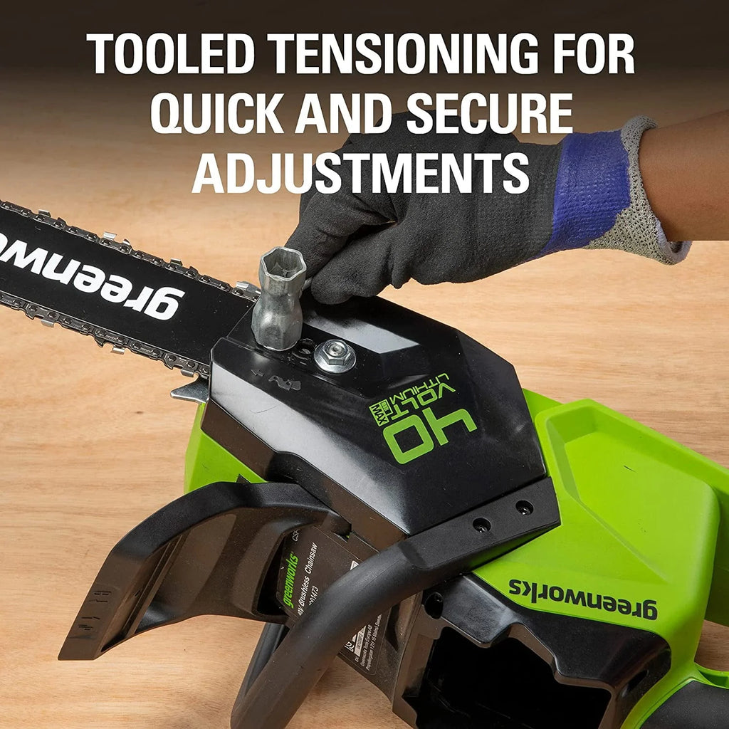 40V 16-inch Brushless Chainsaw with 4 Ah Battery and Charger P571005