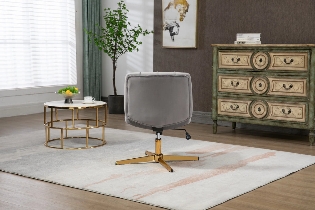 Armless Adjustable Swivel Desk Chair X22810