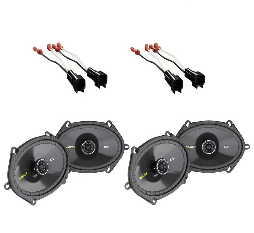 (2) Cs684 Factory 6X8 Replacement Speakers Bundle I271073