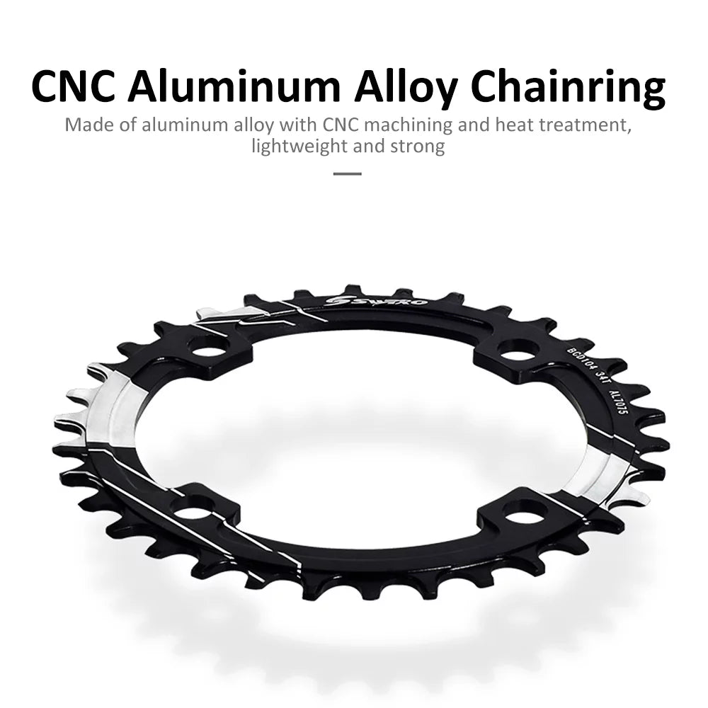 170mm 104 BCD Mountain Bike Crankset with Chainring and Bottom Bracket I32886