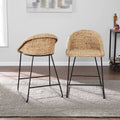 Water Hyacinth Counter Stools 2pc Set L175571