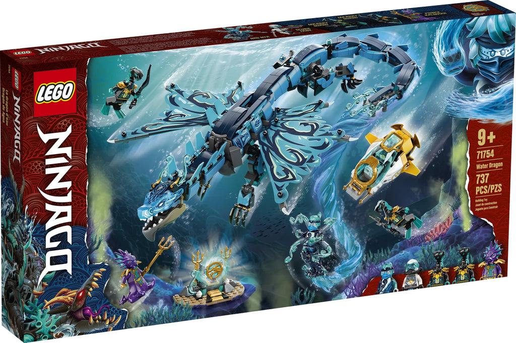 Water Dragon Toy Building Set with 5 Minifigures V951983