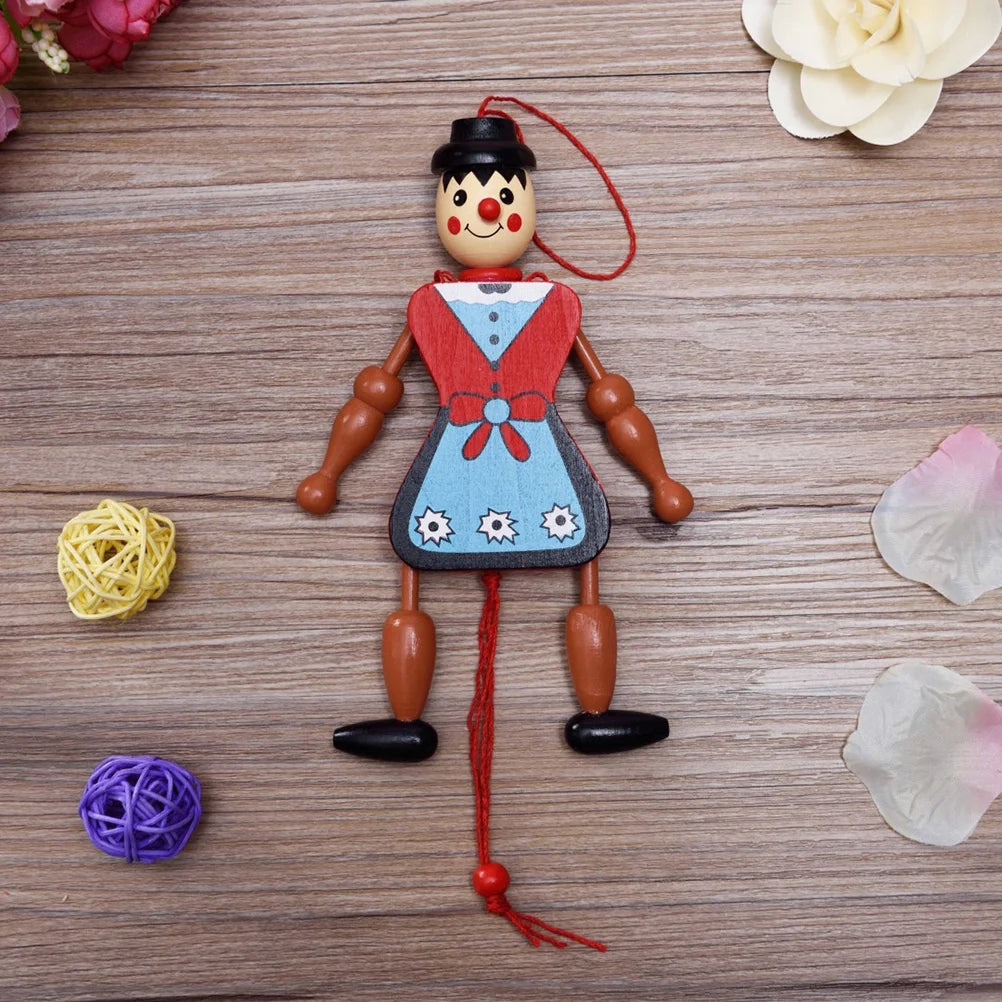 Wood Marionette Puppet Doll with Strings T148217