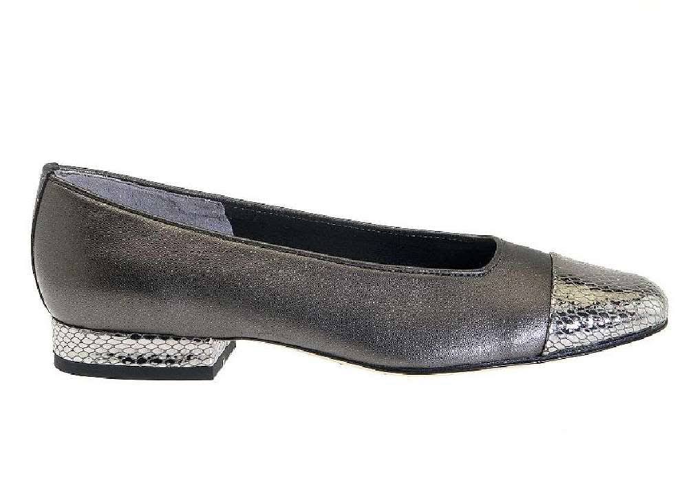 Pewter Squama Slingback Heels J830853