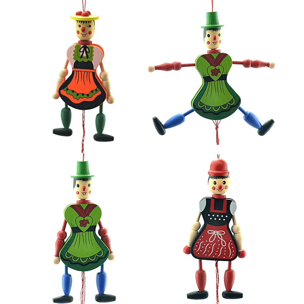 Wood Marionette Puppet Doll with Strings T148217