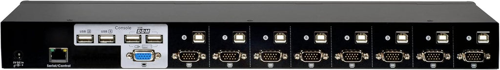 4-port USB KVM Switch with 4 KVM Cables E107216