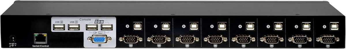 4-port USB KVM Switch with 4 KVM Cables E107216