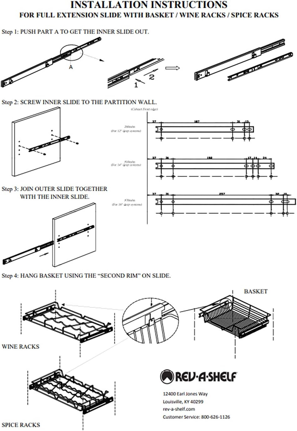 Bronze Wire Pullout Storage Basket for Cabinet F8575