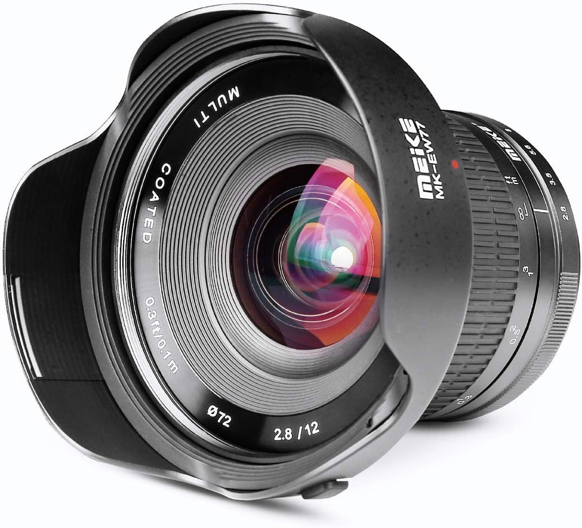 12mm f/2.8 Ultra Wide Angle Manual Fixed Lens for MFT Micro Four Thirds Mirrorless Camera Z25885
