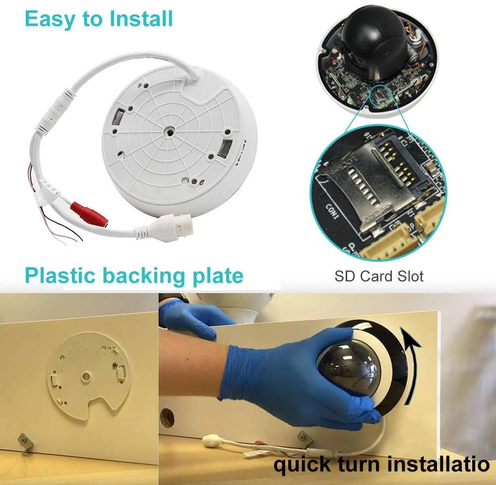 4.0MP PoE IP PTZ Dome Camera U11472