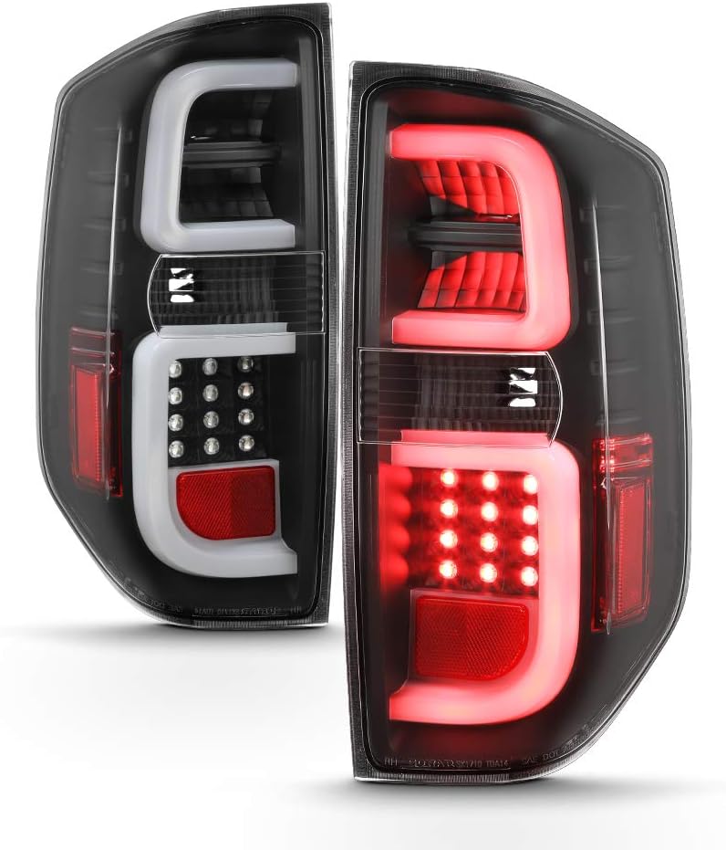 Black Edition LED Tube Tail Lights Brake Lamps Assembly Left+Right C71147