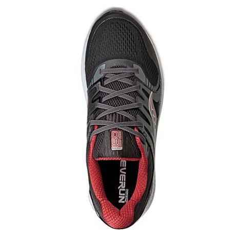 Grey/Black/Red Men&s Size 8.5 Running Shoes O7928