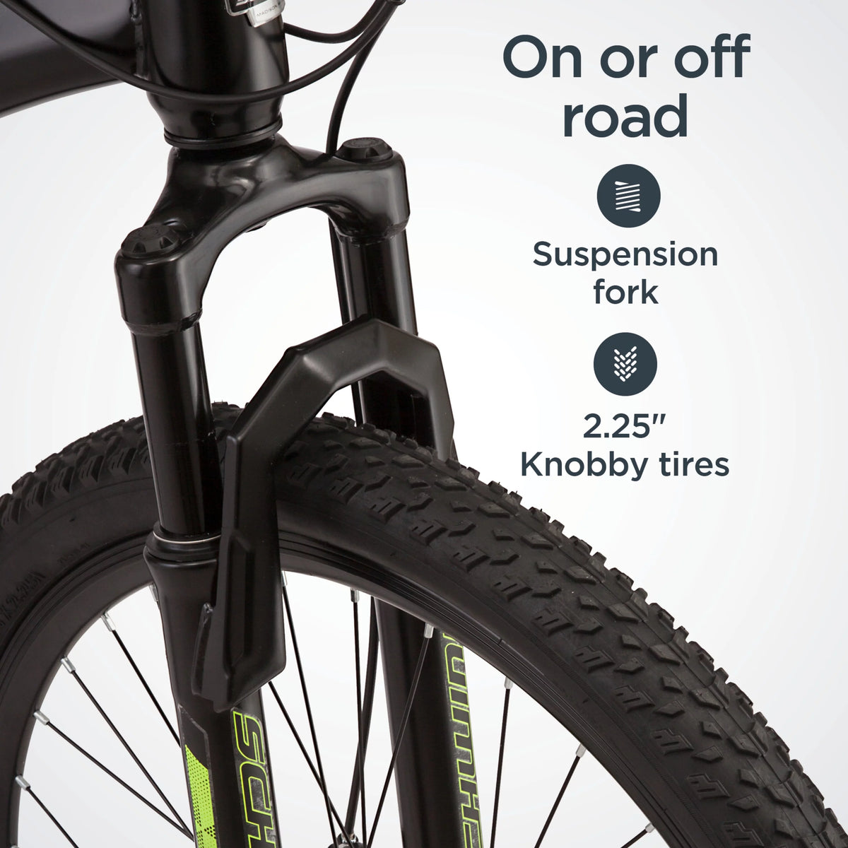 26-inch 21 Speed Black Mountain Bike F2525