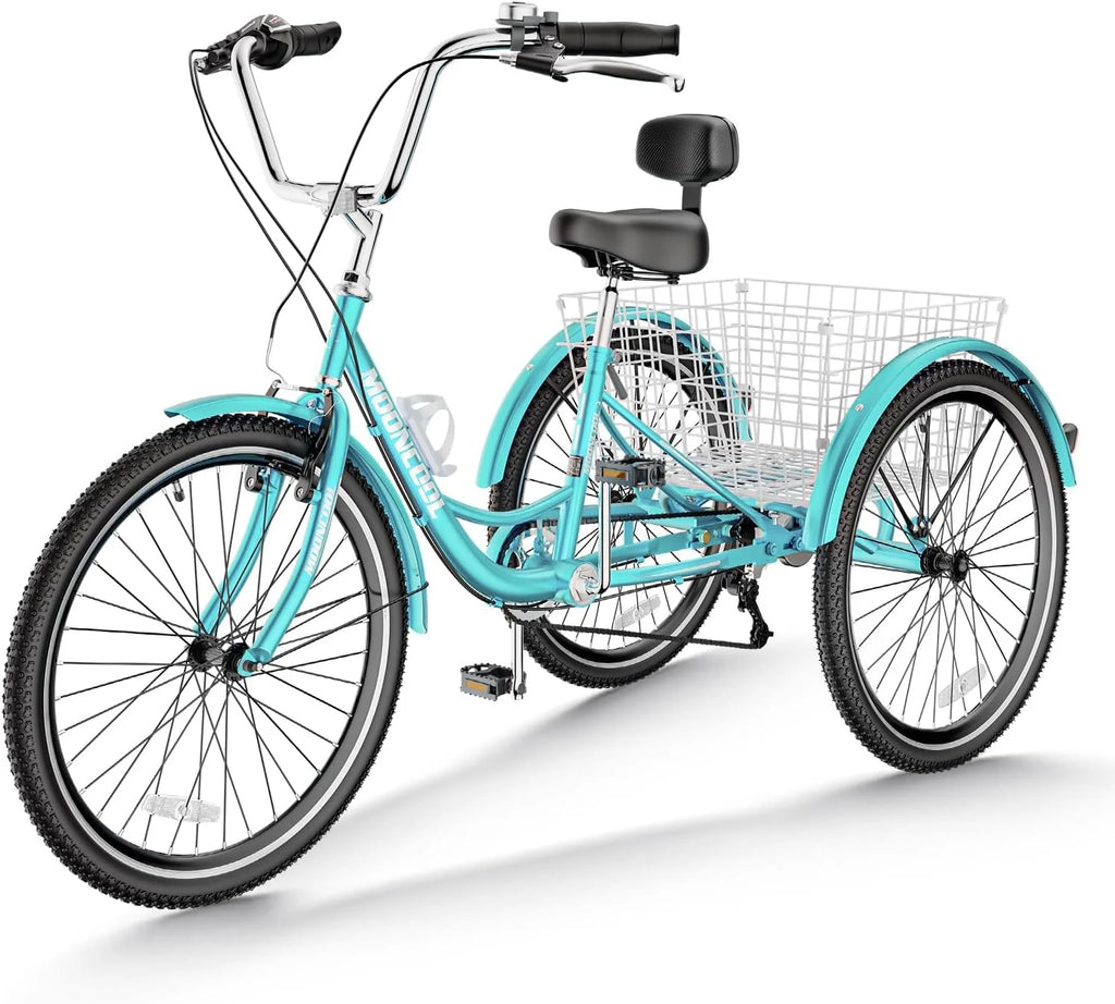 20/24/26 inch 7 Speed Adult Tricycle with Basket H677111