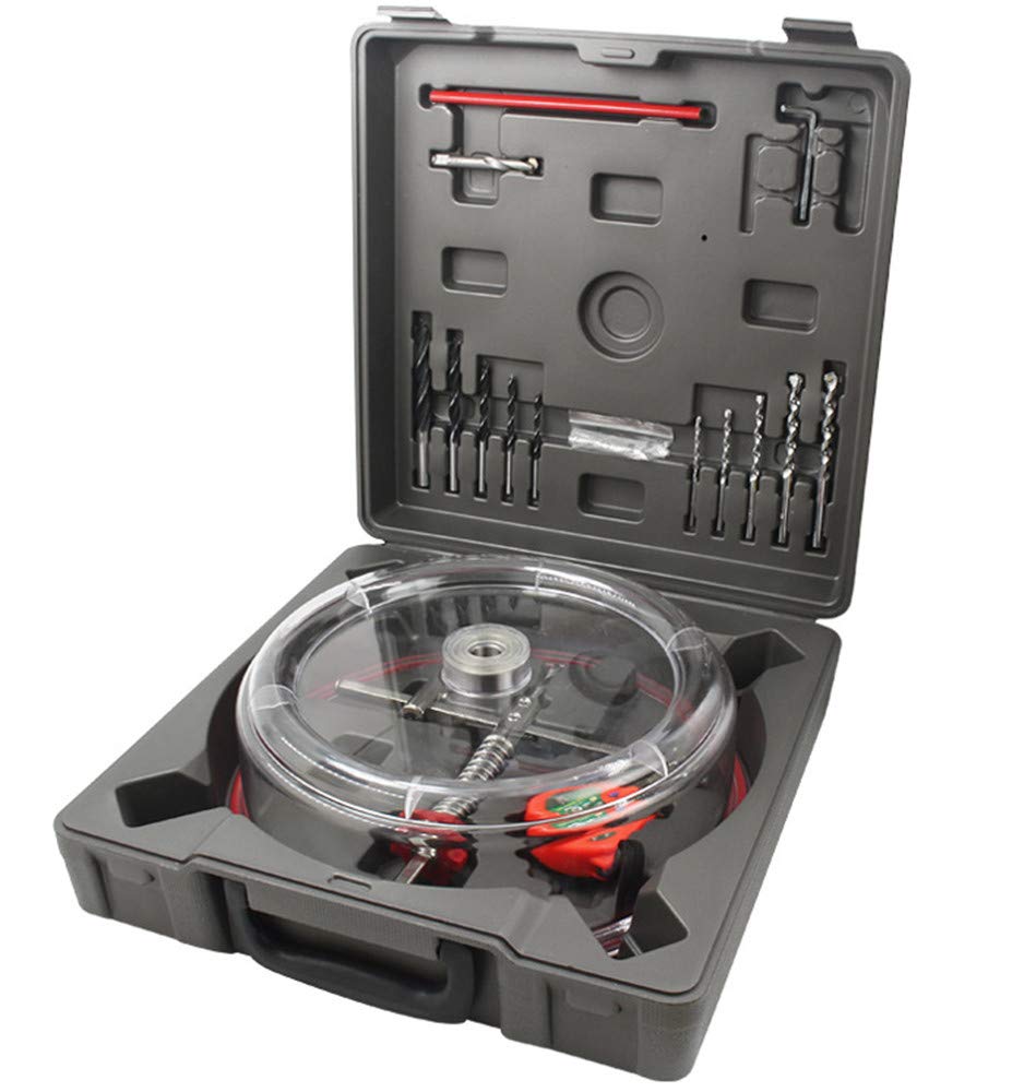 Adjustable Hole Saw Cutter Kit with ABS Dust Cover I78661
