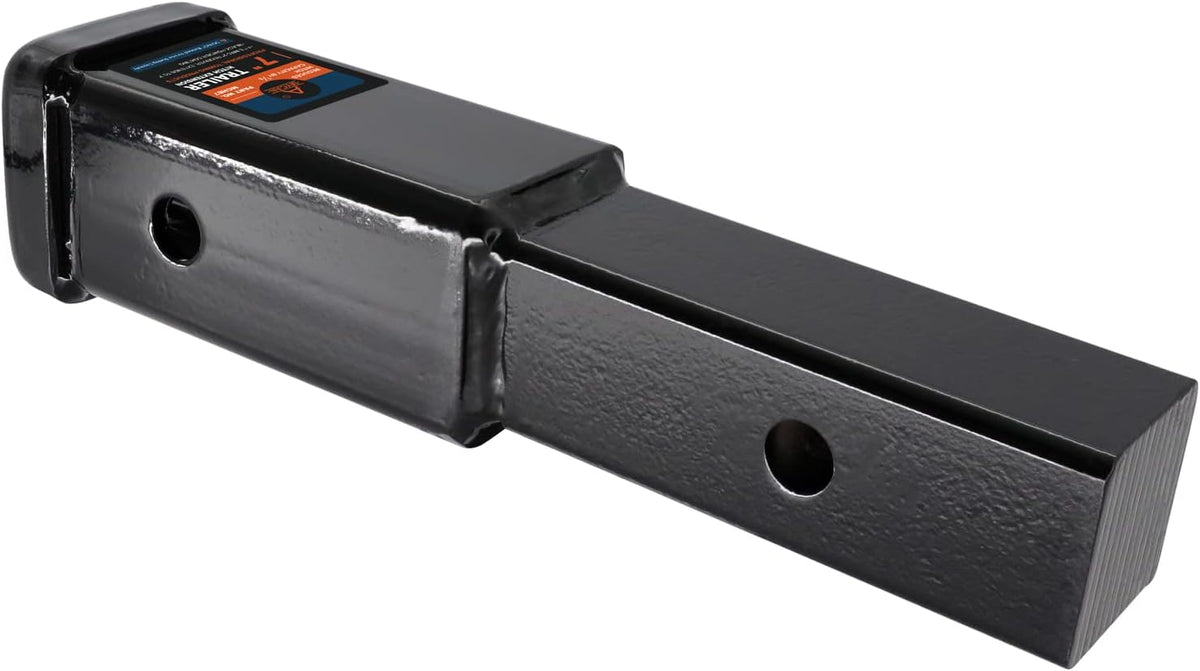 Hitch Extender 7 inch 2 inch Receiver Solid Shank Heavy Duty 3500 lbs Pack of 2 L41574
