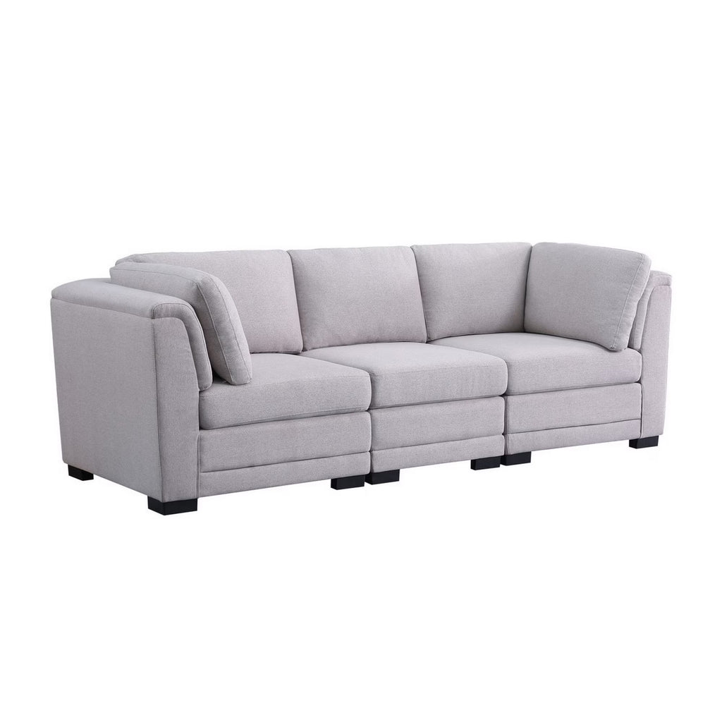 Gray 96 Inch 3 Seater Modular Sofa S672