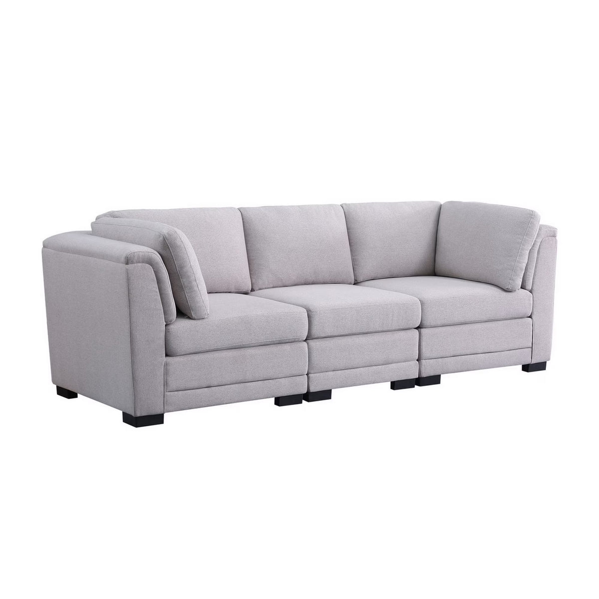 Gray 96 Inch 3 Seater Modular Sofa S672