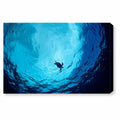 Blue Green Sea Turtle Canvas Art N42702