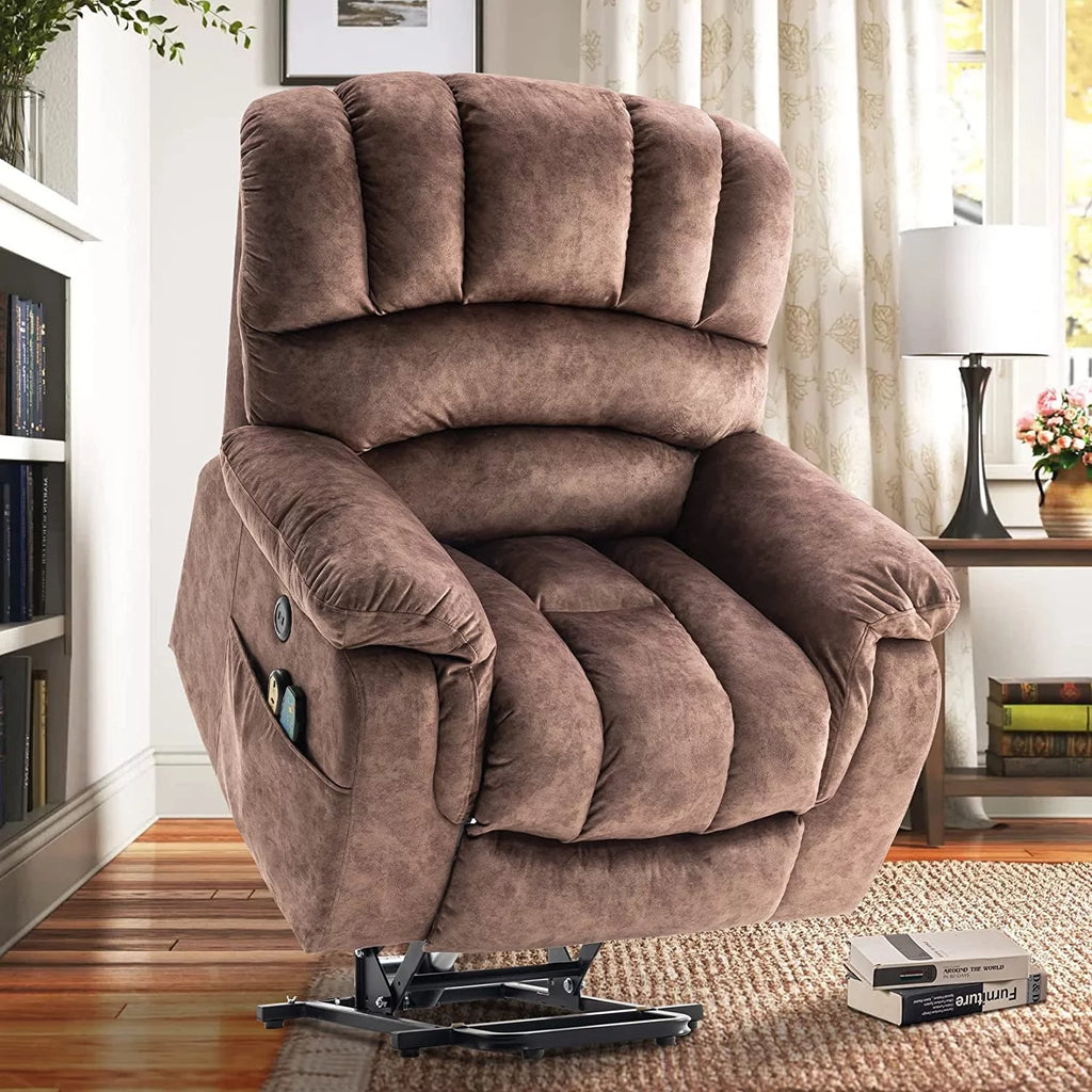 Large Power Lift Recliner with Massage and Heat X168