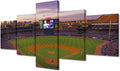 5 Pieces Canvas Art Wall Decor Baseball Stadium Pictures Paintings Posters Prints Stretched Ready to Hang - 50" Wx24 H Pack of 2 C57998