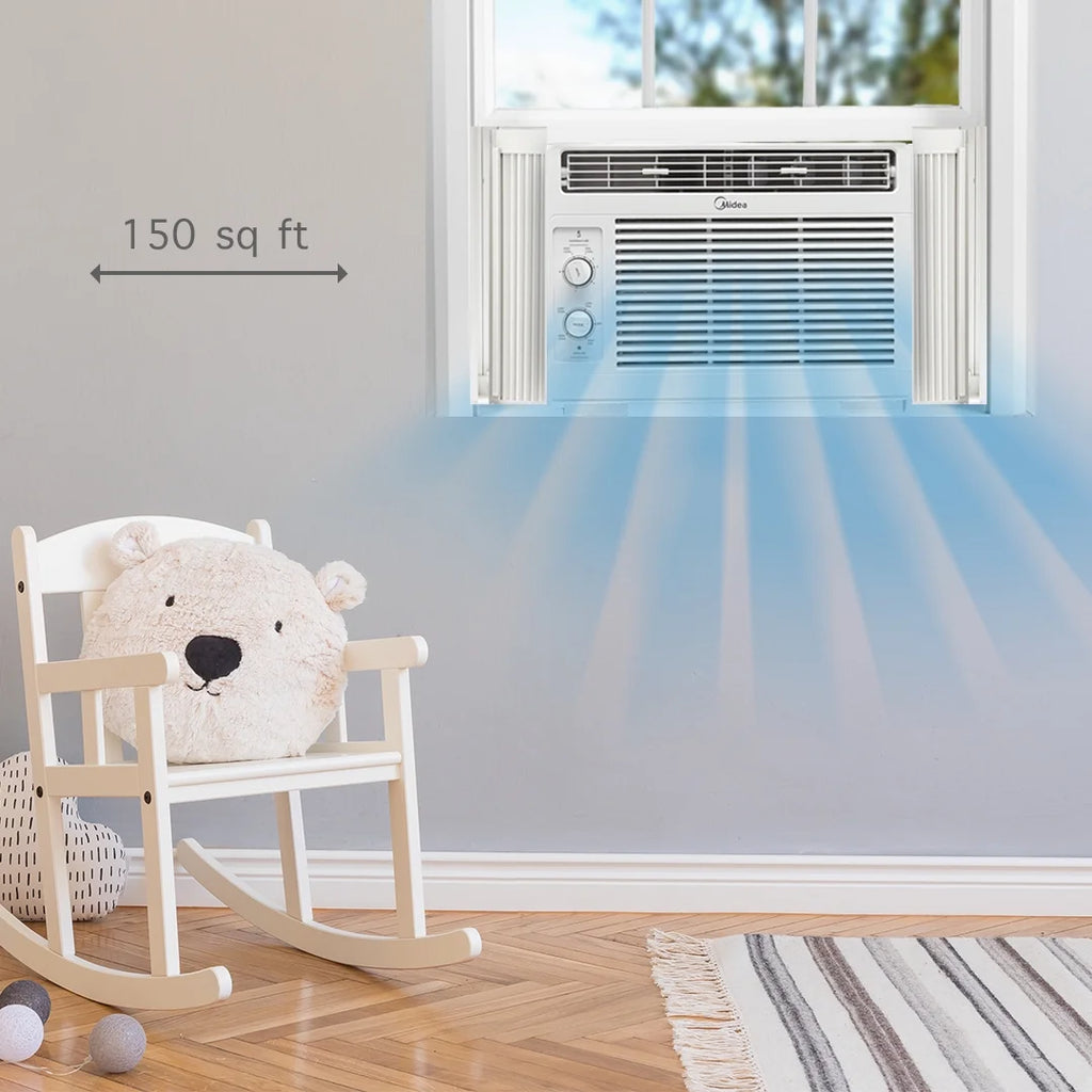 White Mechanical Window Air Conditioner T235550
