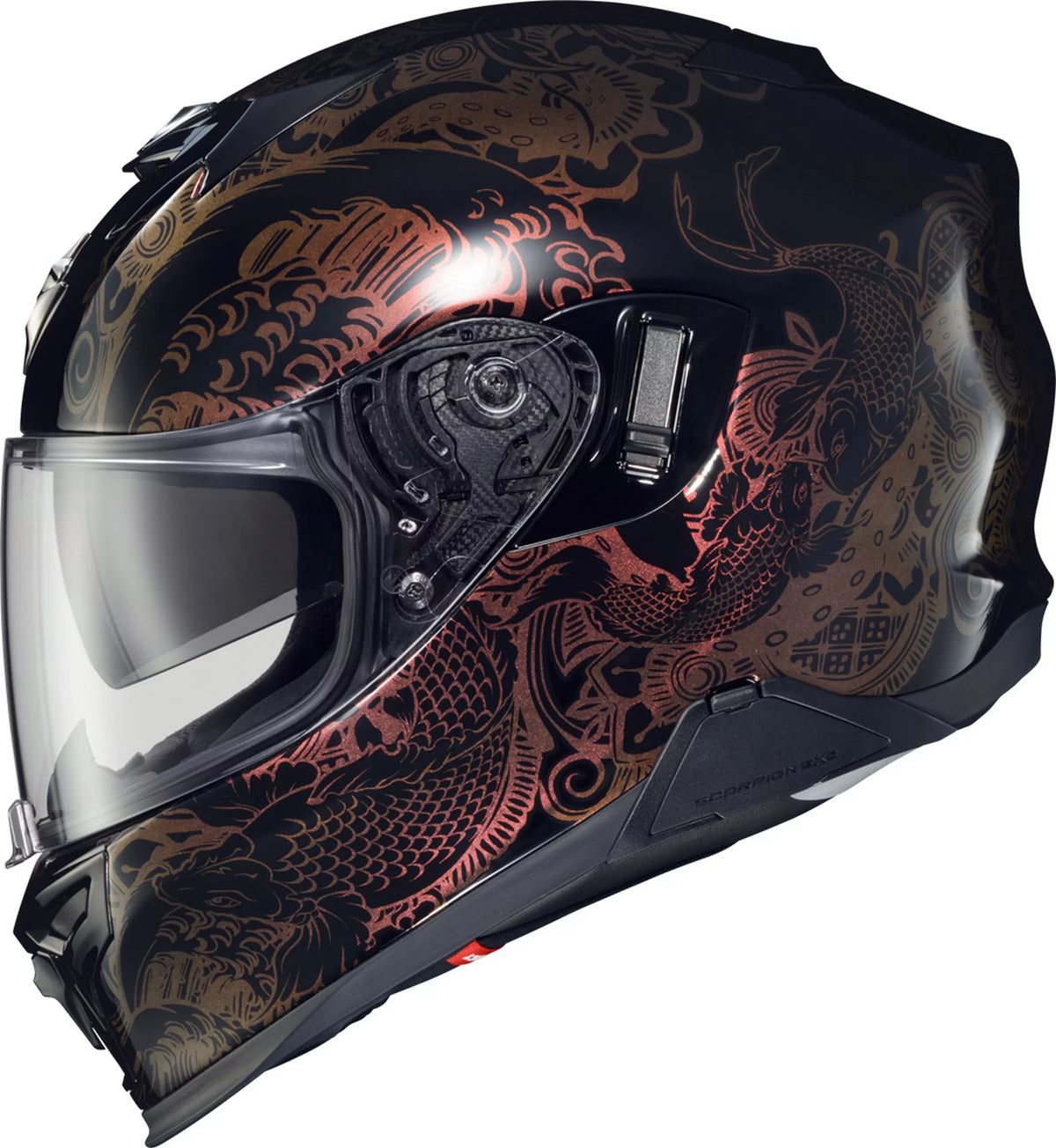 Black Motorcycle Helmet D2263