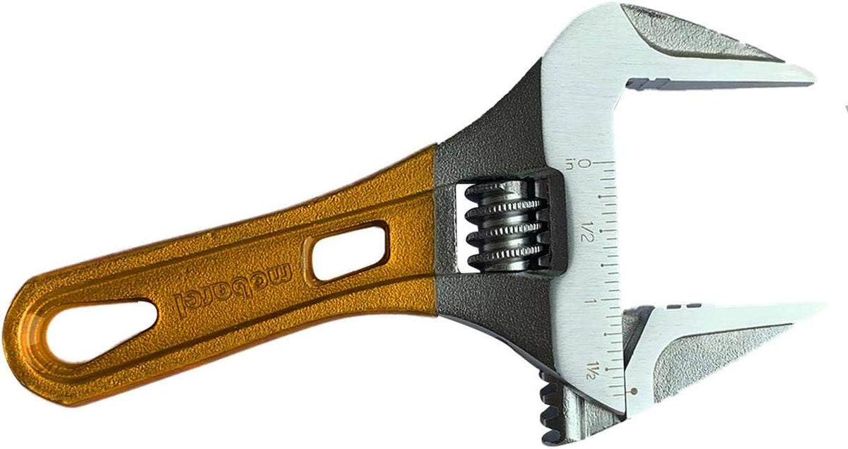 Stubby Ultra Thin Adjustable Wrench, 53mm Wide Jaw Opening, Pack of 2 A66152