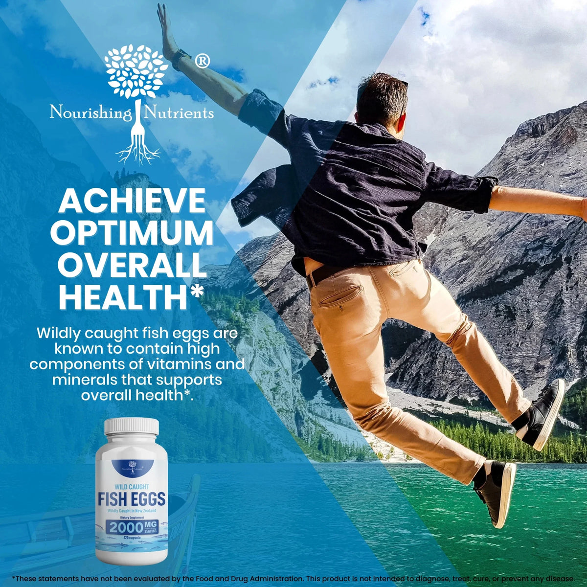 Wild Caught Fish Eggs Omega 3-6-9 120 Capsules T9749