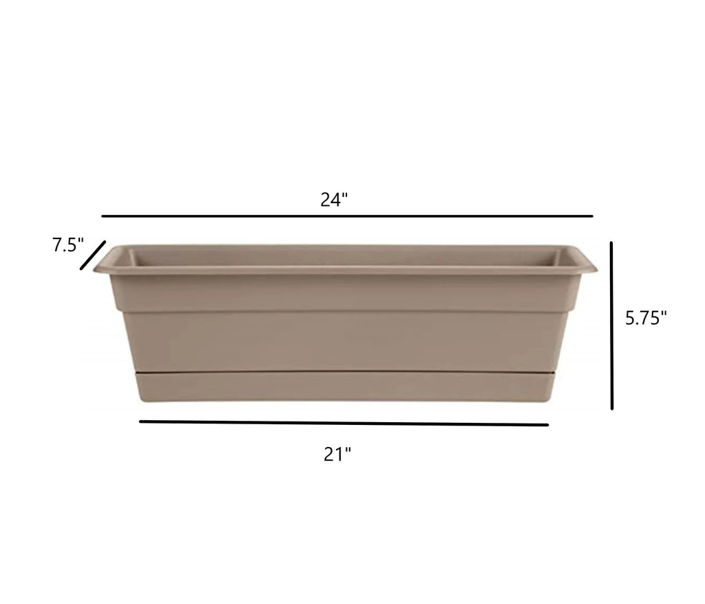 Window Box Planter with Tray 24" W19572