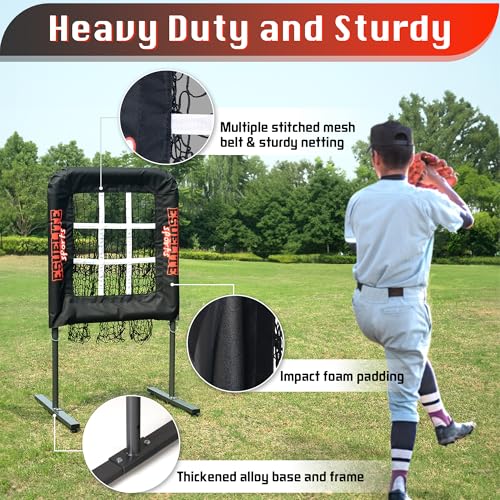 9 Hole Pitching Net with Strike Zone G81024