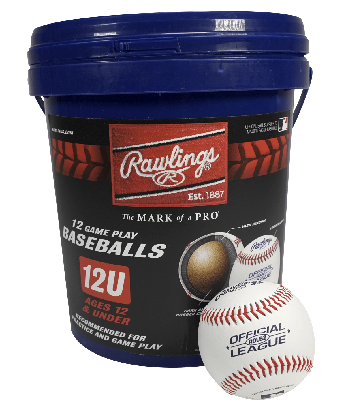 Youth Practice Baseball 12 Count D734180