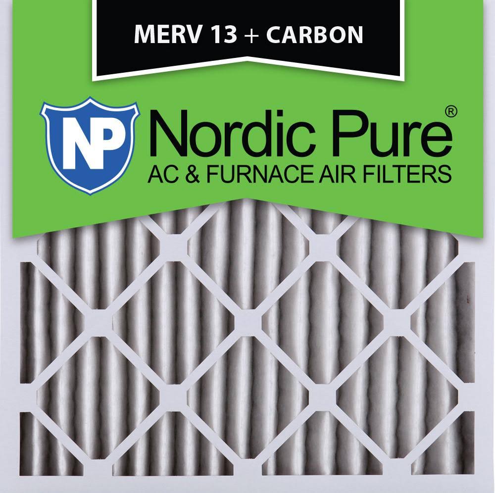 20x20x2 MERV 13 Carbon AC Furnace Air Filters Qty 12 X859