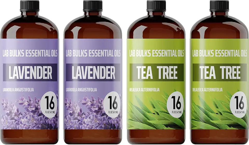 Lavender and Tea Tree Essential Oils 16 oz Z19410