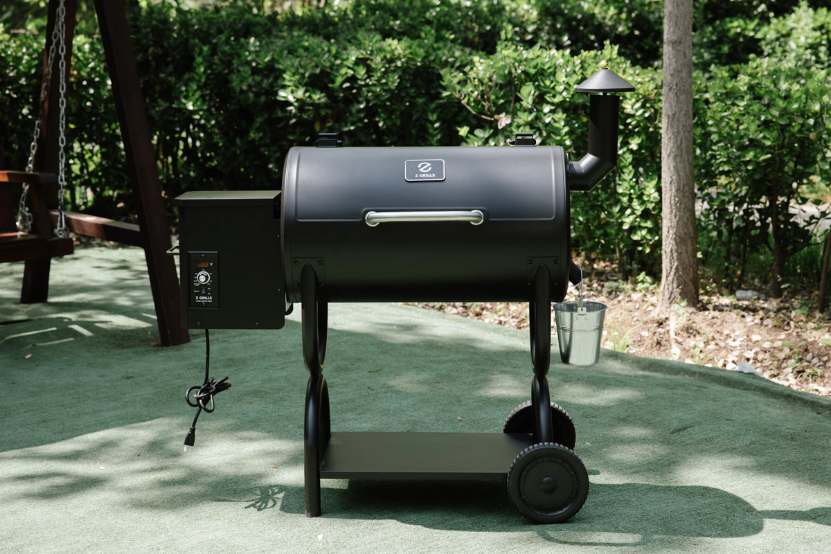 Wood Pellet Grill & Smoker 8-in-1 with Automatic Temperature Control H388