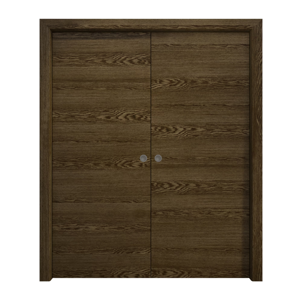 Sliding French Double Pocket Doors 36 x 80 inches Solid Wood Interior Doors T92583