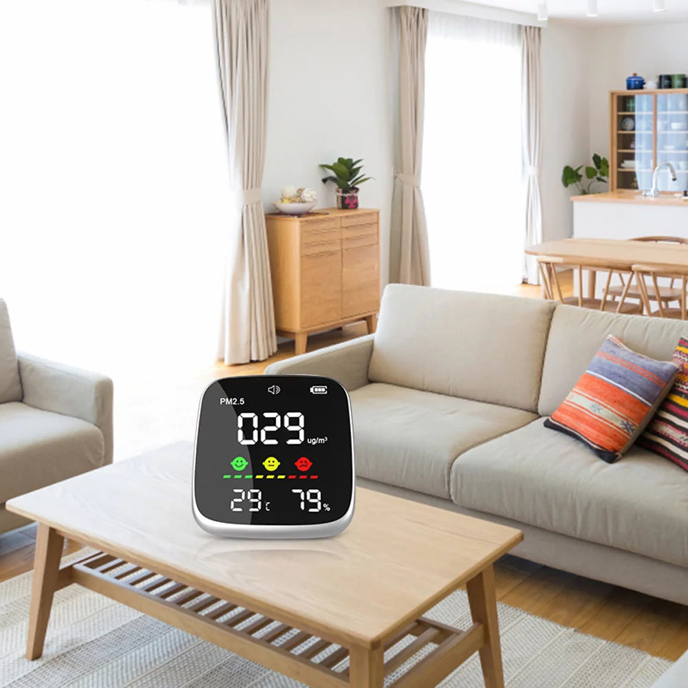 Portable USB Rechargeable PM2.5 Air Quality Monitor O91604