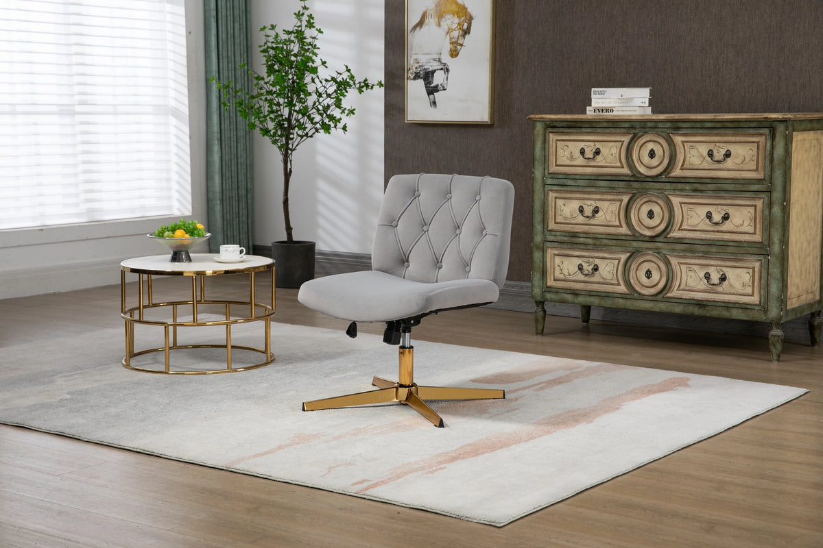 Armless Adjustable Swivel Desk Chair X22810