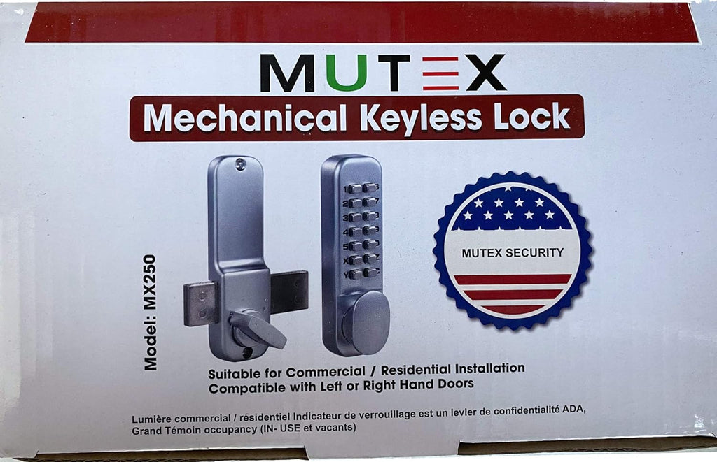 Combination Door Lock Satin Chrome Pack of 2 R554